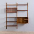 Cadovius Royal Cado teak wall unit with a secretary desk and  modular shelves Denmark s