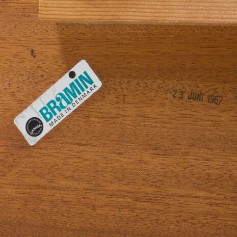 22059 H.W. Klein Prostokątny rozkładany stół jadalny z drewna tekowego dla Bramin Møbler-18 H