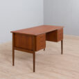 Danish teak freestanding desk with drawers s scaled