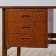 Danish teak freestanding desk with drawers s scaled