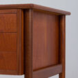 Danish teak freestanding desk with drawers s scaled