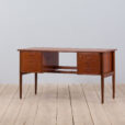 Danish teak freestanding desk with drawers s scaled
