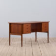 Danish teak freestanding desk with drawers s scaled