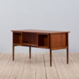 Danish teak freestanding desk with drawers s scaled