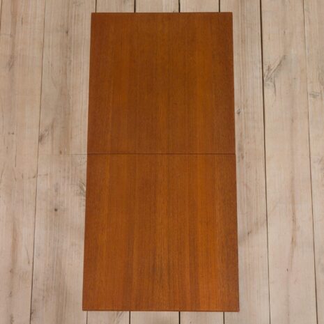 22061 Vintage Danish teak vanity desk with a hidden mirror and 2 drawers, 1960s-14 Vintage Danish teak vanity desk with a hidden mirror and drawers s scaled