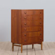 Danish chest of drawers in teak by Kai Kristiansen s  scaled