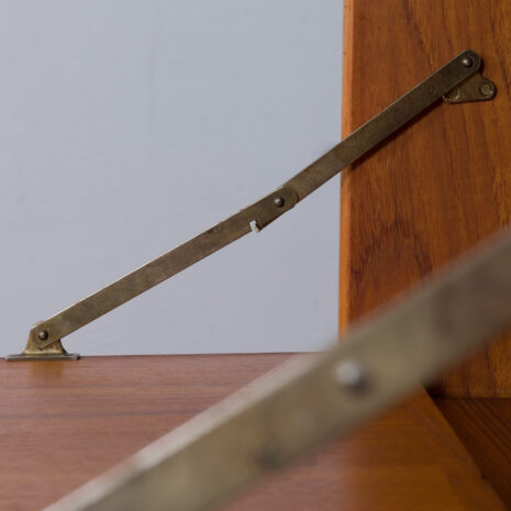 22064 Teak Royal Cado wall unit with a secretary desk and 6 modular shelves by P. Cadovius, Denmark 1960s-18 Teak Royal Cado wall unit with a secretary desk and modular shelves by P