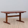 Vintage Danish rosewood oval extension table with two leaves Skovby s scaled
