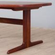 Vintage Danish rosewood oval extension table with two leaves Skovby s scaled