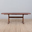 Vintage Danish rosewood oval extension table with two leaves Skovby s scaled