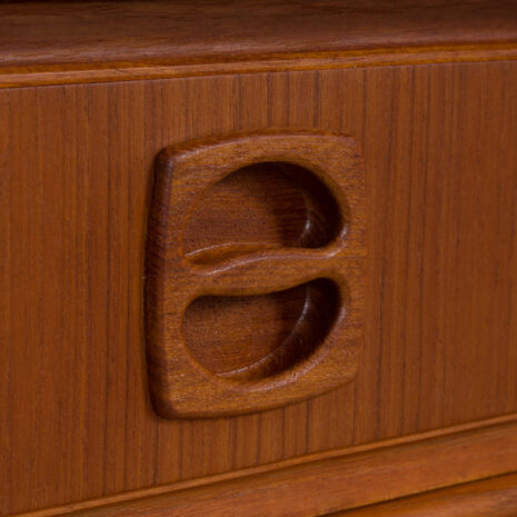 22073 Norwegian dressing table with a mirror, teak vanity with 5 drawers - -13 Norwegian dressing table with a mirror teak vanity with drawers scaled