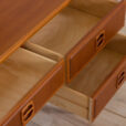 Norwegian dressing table with a mirror teak vanity with drawers scaled