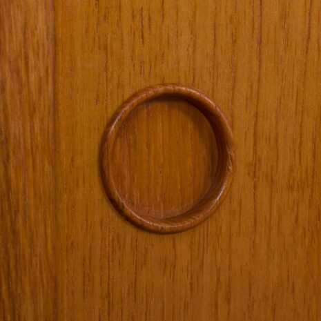 22074 Scandinavian mid century teak sideboard with 4 drawers-12 Scandinavian mid century teak sideboard with drawers scaled