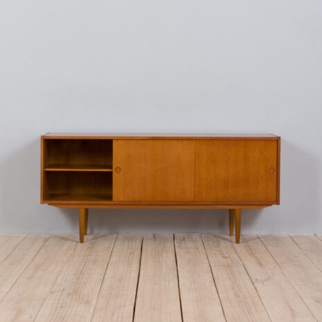 22074 Scandinavian mid century teak sideboard with 4 drawers-5 Scandinavian mid century teak sideboard with drawers scaled