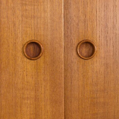 22077 Modular teak wall unit with 2 cabinets and home office desk, PS Sorensen Cadovius shelving system, Denmark 60s-12 Modular teak wall unit with cabinets and home office desk PS Sorensen Cadovius shelving system Denmark s scaled