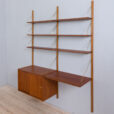 VintageRandersmodularteakshelvingsystemwithadesk,SorensenCadoviuswallunit,Denmarks