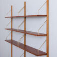 VintageRandersmodularteakshelvingsystemwithadesk,SorensenCadoviuswallunit,Denmarks