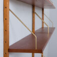 VintageRandersmodularteakshelvingsystemwithadesk,SorensenCadoviuswallunit,Denmarks