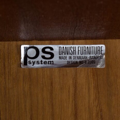 22079.1 Vintage modular teak shelving system with a desk and a cabinet in style of Sorensen Cadovius wall unit, Denmark 1960s-21 VintageRandersmodularteakshelvingsystemwithadesk,SorensenCadoviuswallunit,Denmarks