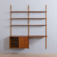 VintageRandersmodularteakshelvingsystemwithadesk,SorensenCadoviuswallunit,Denmarks