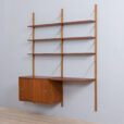 VintageRandersmodularteakshelvingsystemwithadesk,SorensenCadoviuswallunit,Denmarks