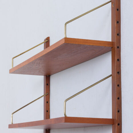 22080 Home office Cadovius teak wall unit with a desk shelf, Denmark, 1960s-6 Home office Cadovius teak wall unit with a desk shelf Denmark s scaled