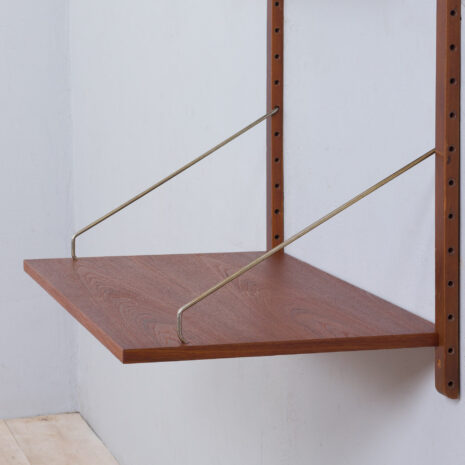 22080 Home office Cadovius teak wall unit with a desk shelf, Denmark, 1960s-7 Home office Cadovius teak wall unit with a desk shelf Denmark s scaled