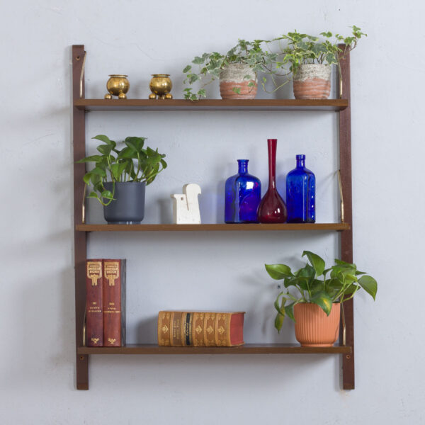 Three floating shelves wall unit by Poul Cadovius Sorensen  scaled