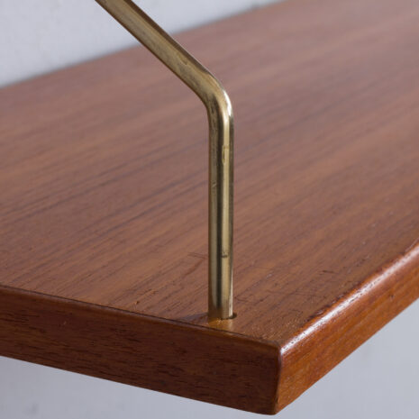 22082 Home office teak desk wall unit with 3 modular shelves by Thygesen and Sorensen for Hansen _ Guldborg, Denmark 1960s-15 Home office teak desk wall unit with modular shelves by Thygesen and Sorensen for Hansen Guldborg Denmark s scaled