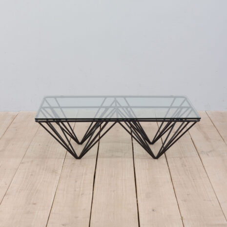22093 Vintage Alanda glass coffee table in style of Paolo Piva for BB Italia-1 Vintage Alanda glass coffee table in style of Paolo Piva for BB Italia scaled