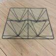 Vintage Alanda glass coffee table in style of Paolo Piva for BB Italia scaled