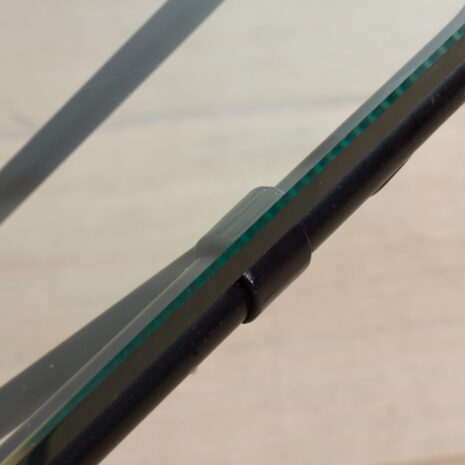 22093 Vintage Alanda glass coffee table in style of Paolo Piva for BB Italia-9 Vintage Alanda glass coffee table in style of Paolo Piva for BB Italia scaled