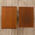 Danish teak nightstands with a drawer