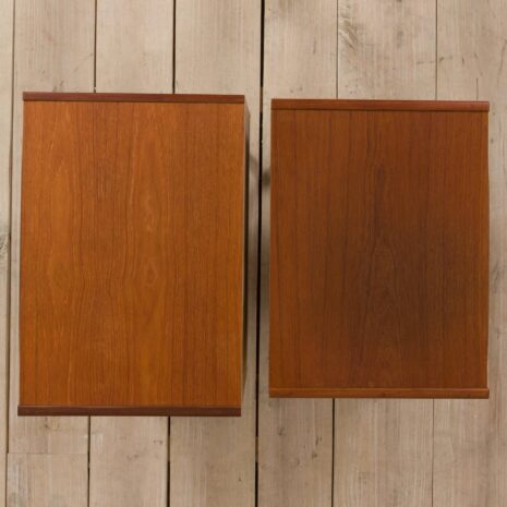 21010 Danish teak 2 nightstands with a drawer -6 Danish teak nightstands with a drawer