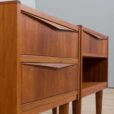 Danish teak nightstands with a drawer