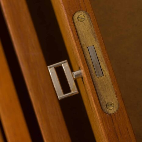 21435 Scandinavian mid century bookcase with chest of drawers in light teak, 1970s-11 Scandinavian mid century bookcase with chest of drawers in light teak s