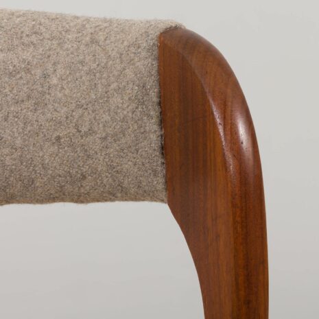 22001 Pair of mid century teak dining chairs in Kristiansen Harlev Danish style, 1960s-31 Pair of mid century teak dining chairs in Kristiansen Harlev Danish style s