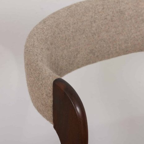 22001 Pair of mid century teak dining chairs in Kristiansen Harlev Danish style, 1960s-32 Pair of mid century teak dining chairs in Kristiansen Harlev Danish style s