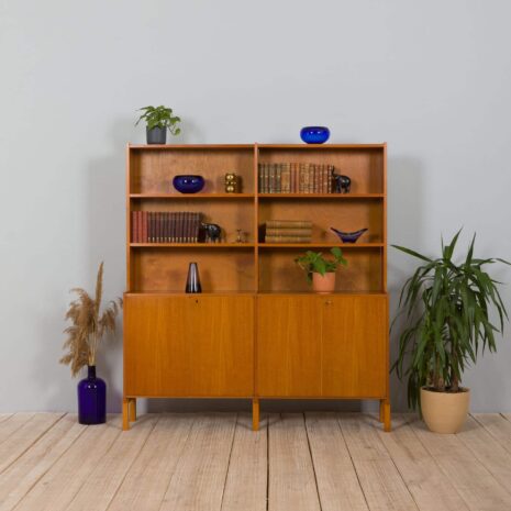 22022 modularny regał teak z barkiem-23 modularny regal teak z barkiem