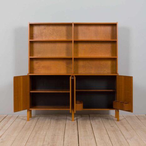 22022 modularny regał teak z barkiem-26 modularny regal teak z barkiem