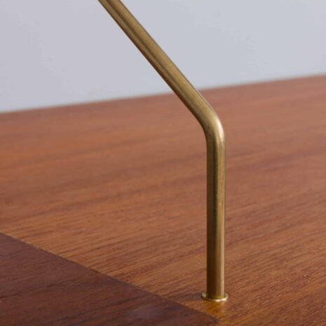 22040 Hansen Guldborg 2 bay teak wall unit w- desk-16 Hansen Guldborg bay teak wall unit w desk