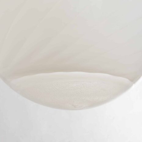 22045 Włoska lampa wisząca z kloszem ze szkła Murano-4 Italian Murano glass shade pendant lamp