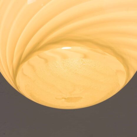 22045 Włoska lampa wisząca z kloszem ze szkła Murano-8 Italian Murano glass shade pendant lamp