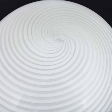 22047 pair of Italian Murano table lamps in glare swirl glass-3 pair of Italian Murano table lamps in glare swirl glass