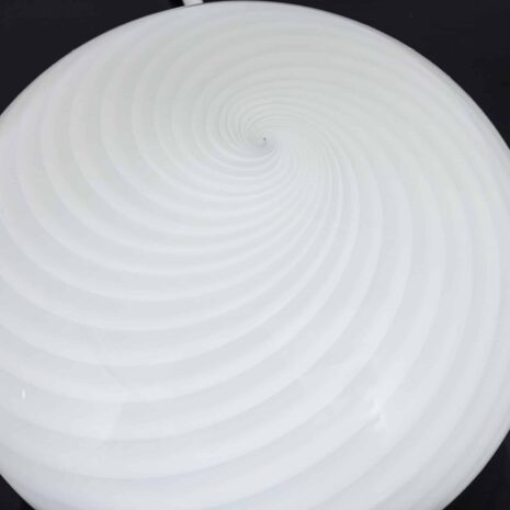 22047 pair of Italian Murano table lamps in glare swirl glass-4 pair of Italian Murano table lamps in glare swirl glass