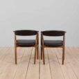 pair of danish teak chairs