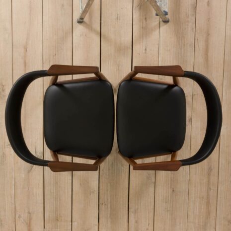 22067 pair of danish teak chairs-29 pair of danish teak chairs