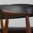 pair of danish teak chairs