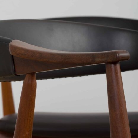 22067 pair of danish teak chairs-33 pair of danish teak chairs