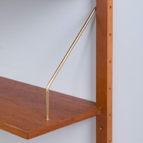 22094 one bay Sorensen cadovius wallunit 3 shelves-5 one bay Sorensen cadovius wallunit shelves